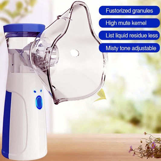 Portable Mesh Nebulizer – Ultra-Quiet Rechargeable Handheld Inhaler